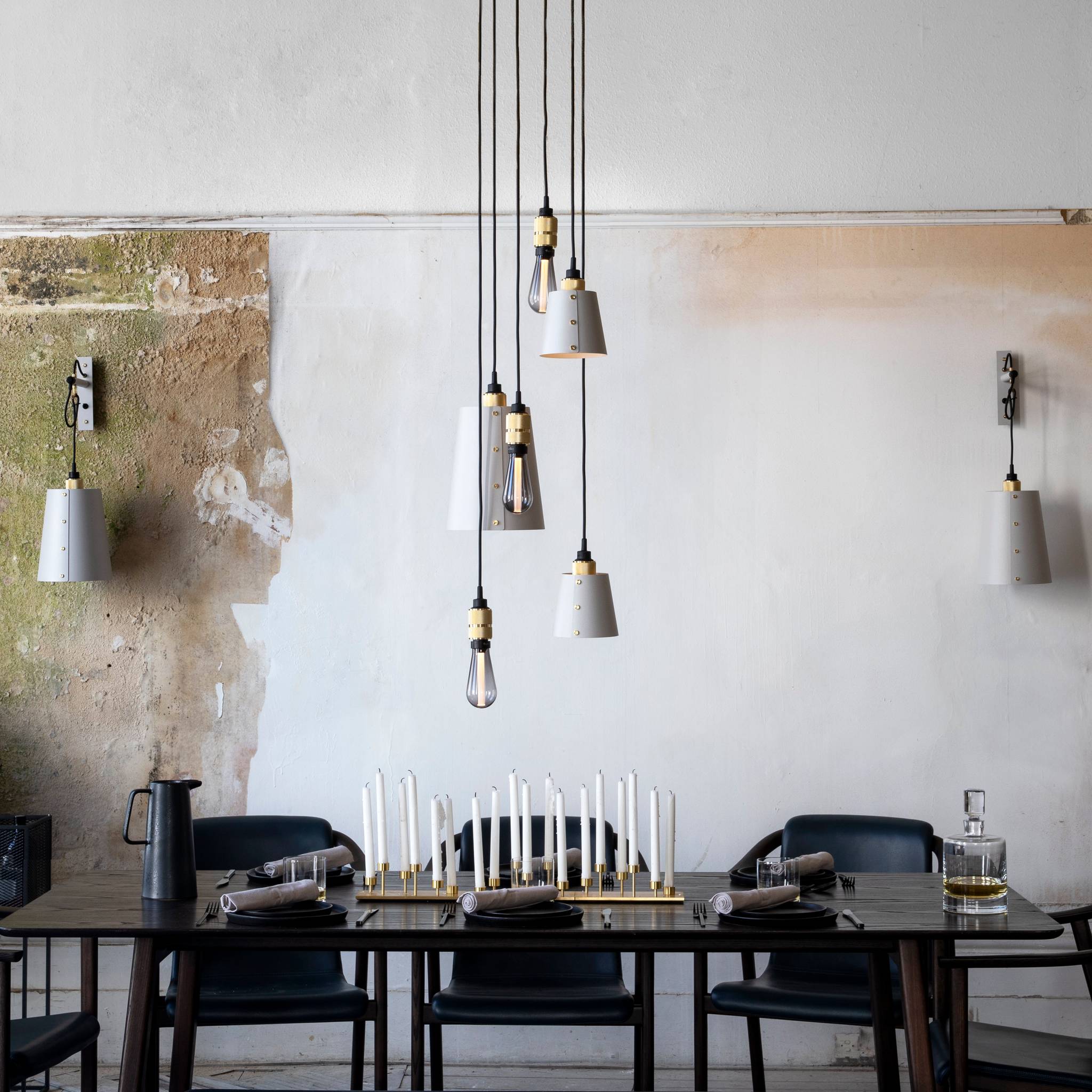 HOOKED SHADE / LARGE / STONE