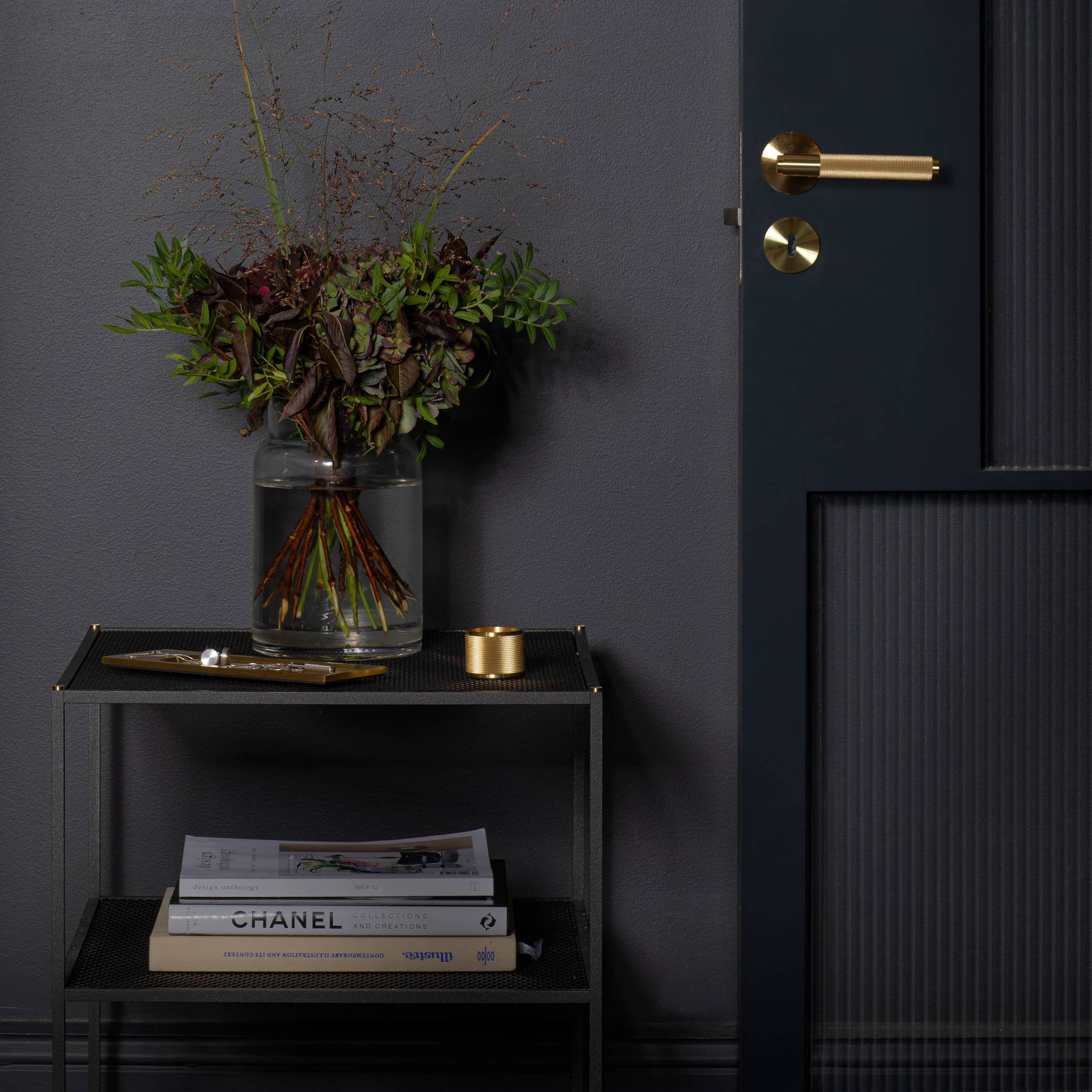 ANZ DOOR HANDLE SET / SPRUNG / CROSS / PASSAGE