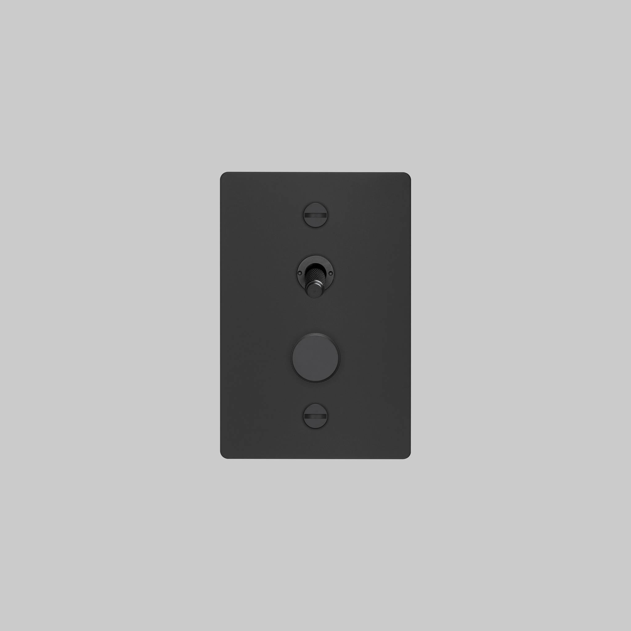 2G TOGGLE + DIMMER / VERTICAL / CROSS