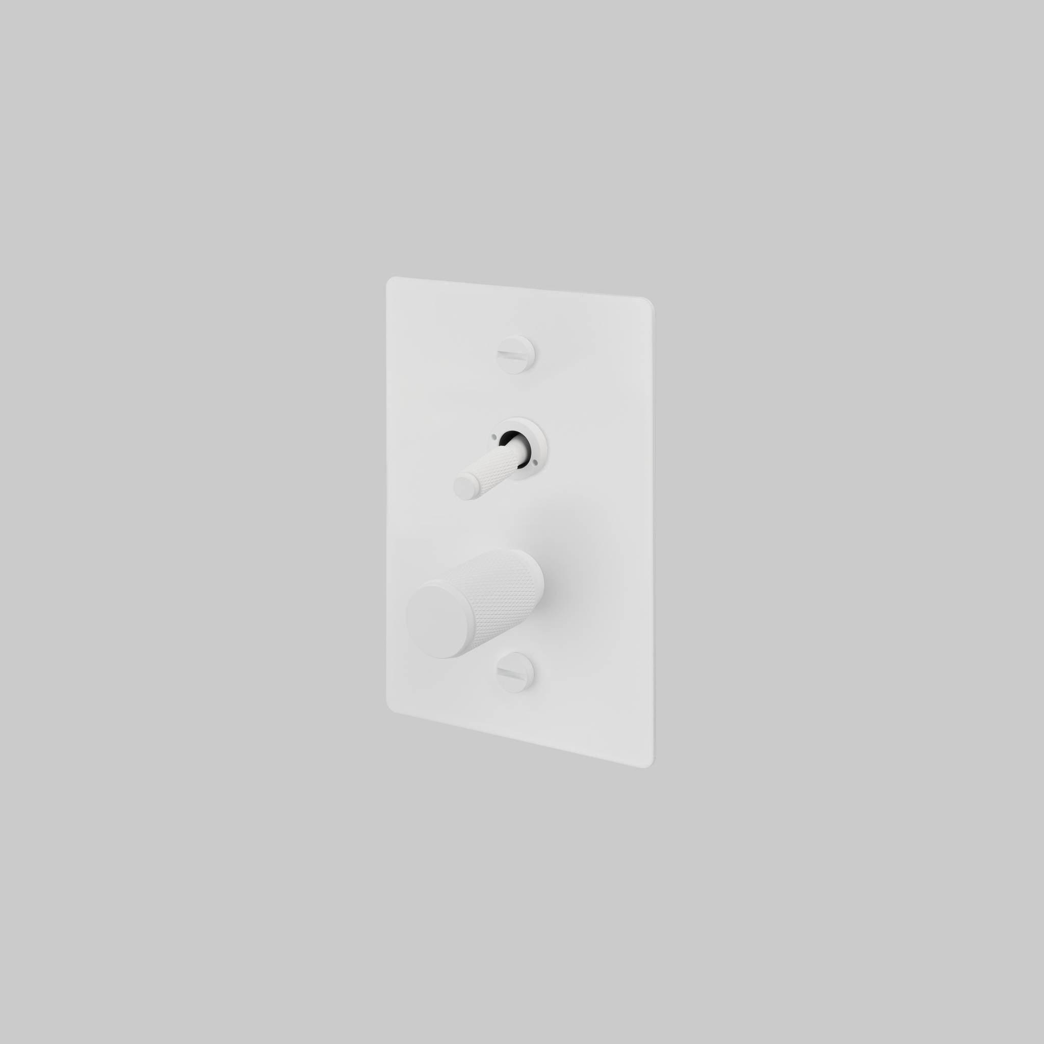 2G TOGGLE + DIMMER / VERTICAL / CROSS