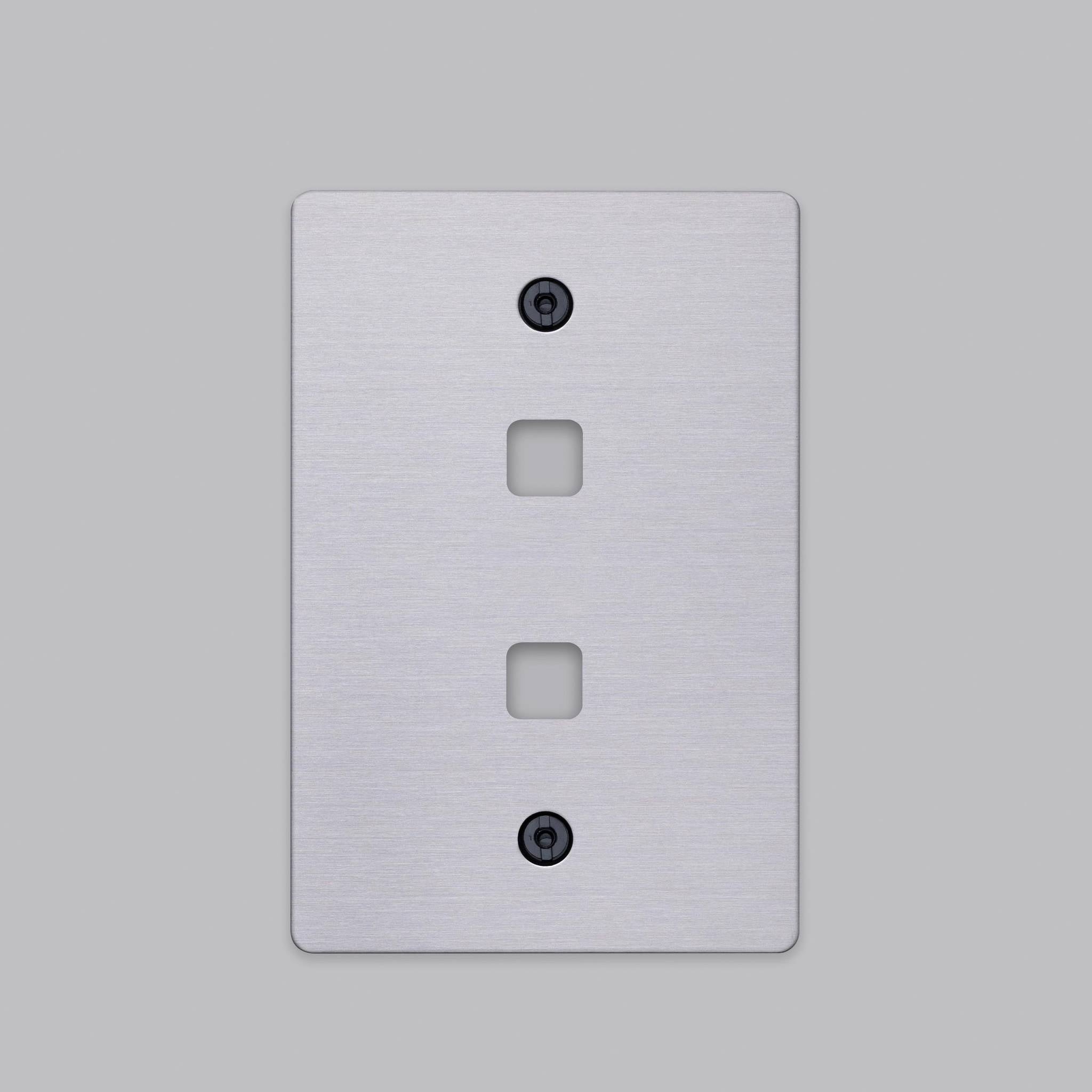 2G WALL PLATE / DIMMERS OR TOGGLES