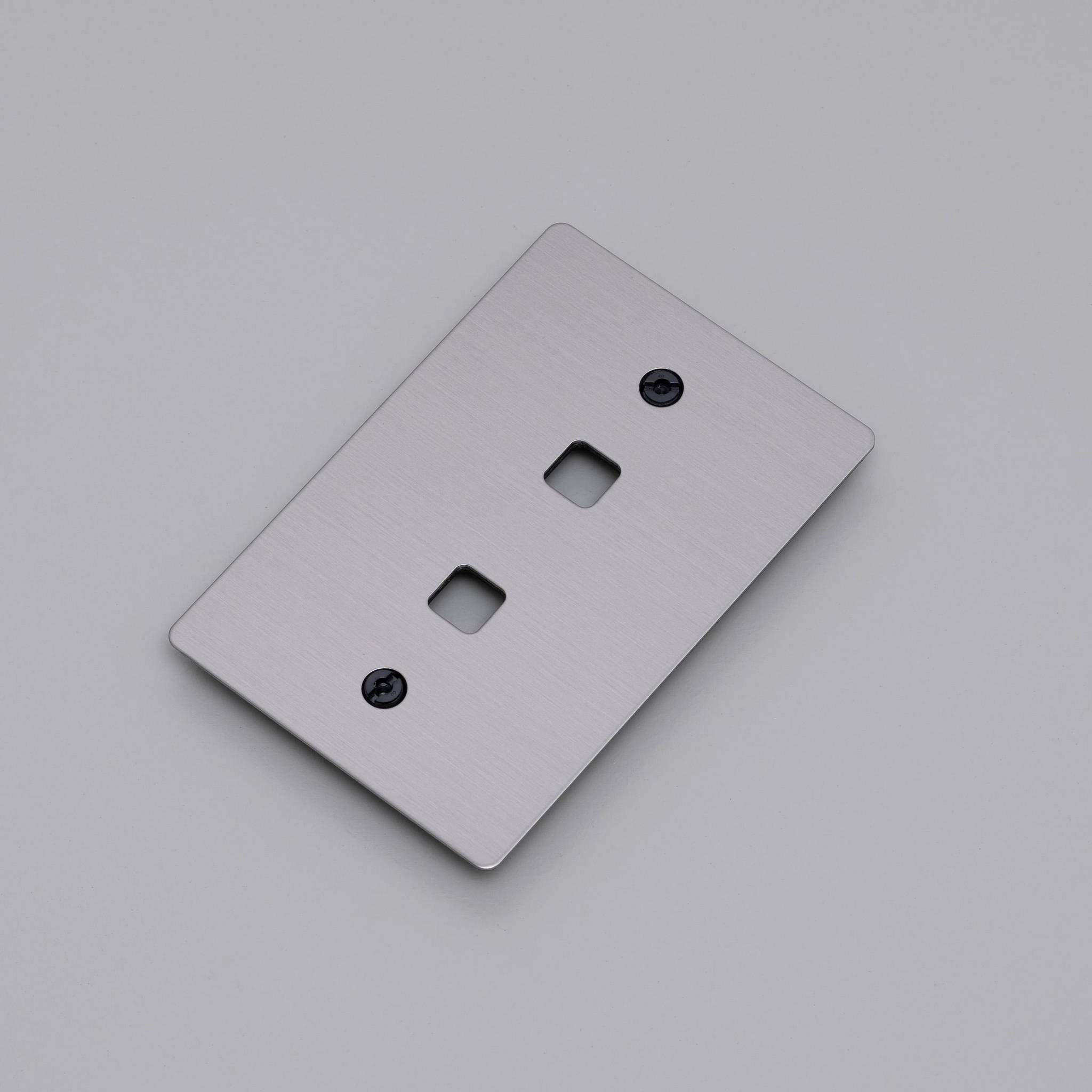 2G WALL PLATE / DIMMERS OR TOGGLES
