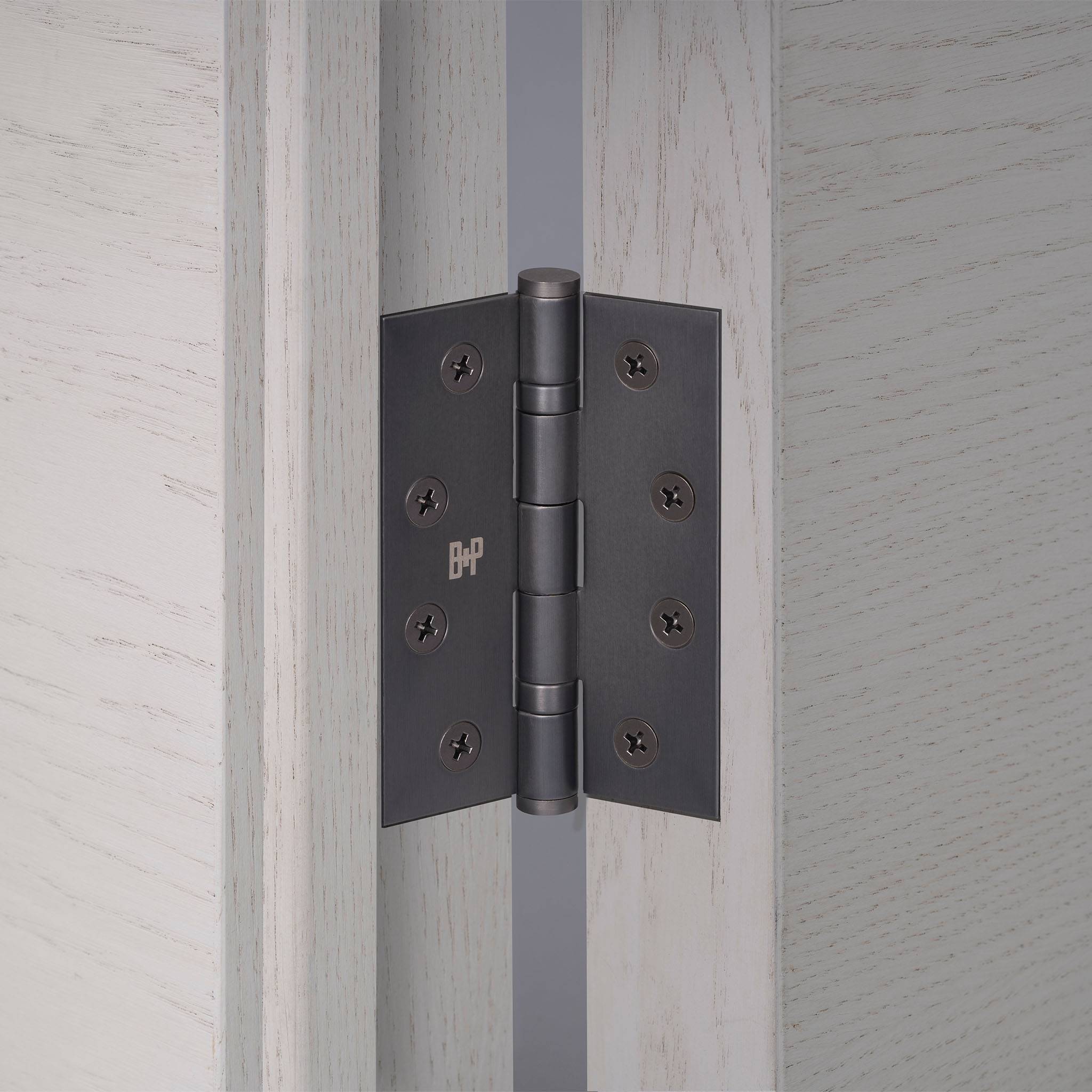 DOOR HINGE / SET OF 1 / FIXED PIN / 100 X 75 X 2.5 MM