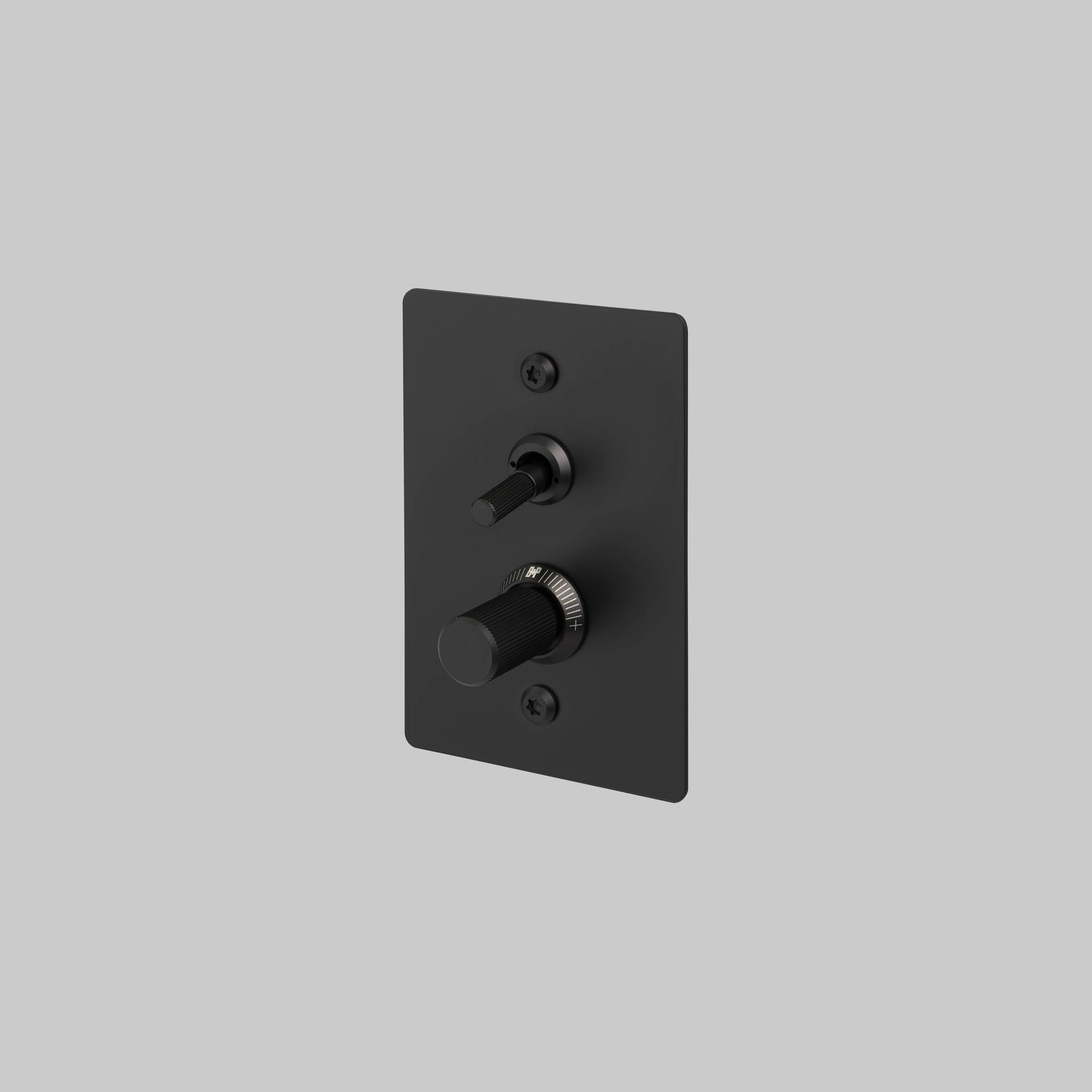 2G TOGGLE + DIMMER / VERTICAL / LINEAR