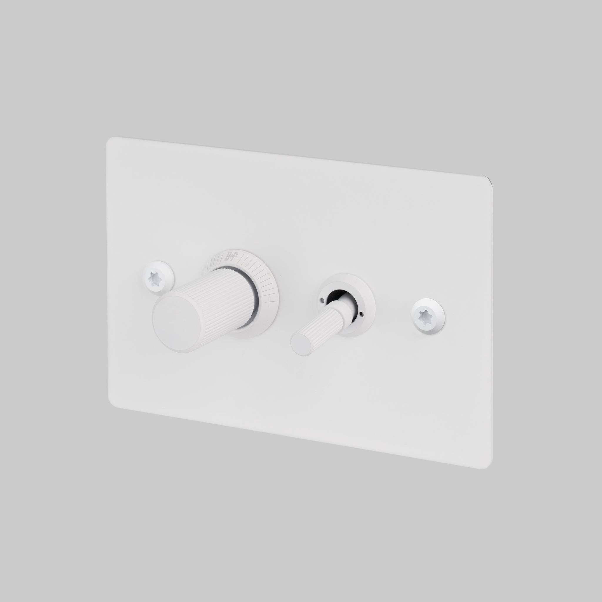 2G TOGGLE + DIMMER / HORIZONTAL / LINEAR