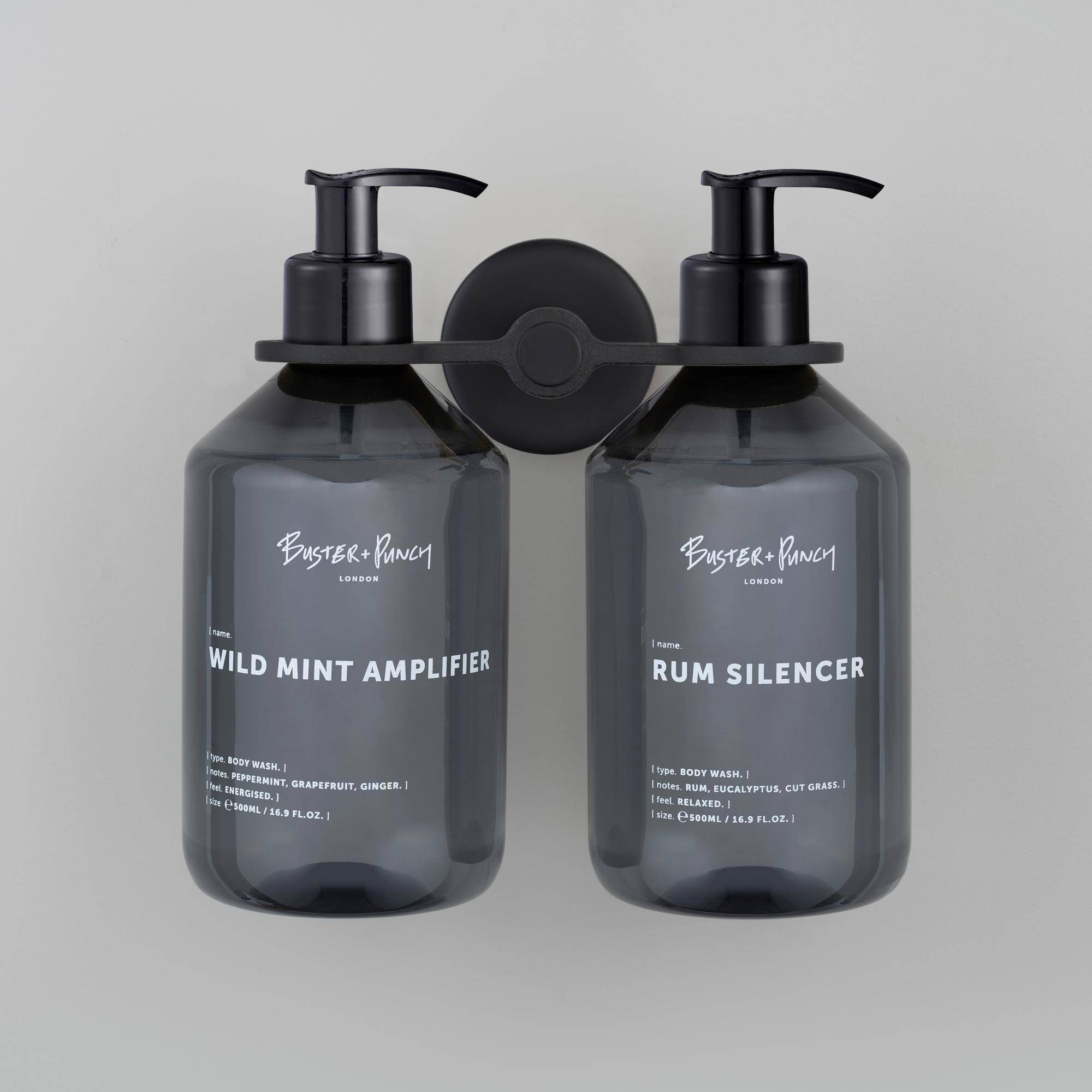 SOAP HOLDER / CAST / DOUBLE DISPENSER