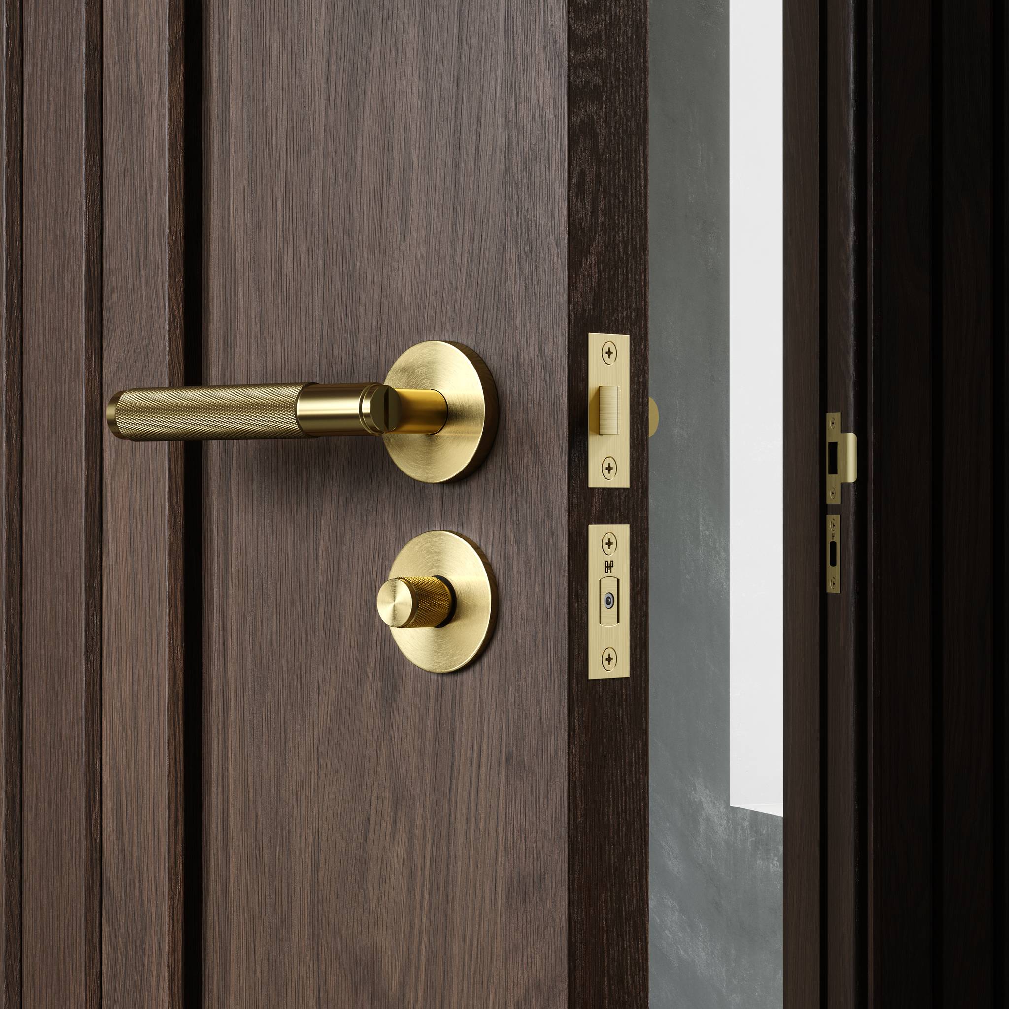 ANZ DOOR HANDLE SET / SPRUNG / CROSS / PRIVACY