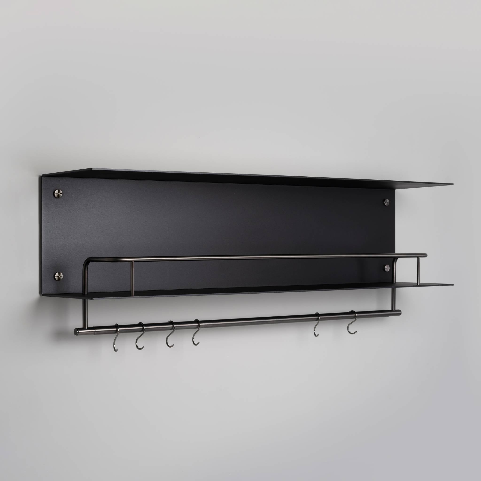 KITCHEN SHELF / HANGER / WITHOUT LOGO / BLACK