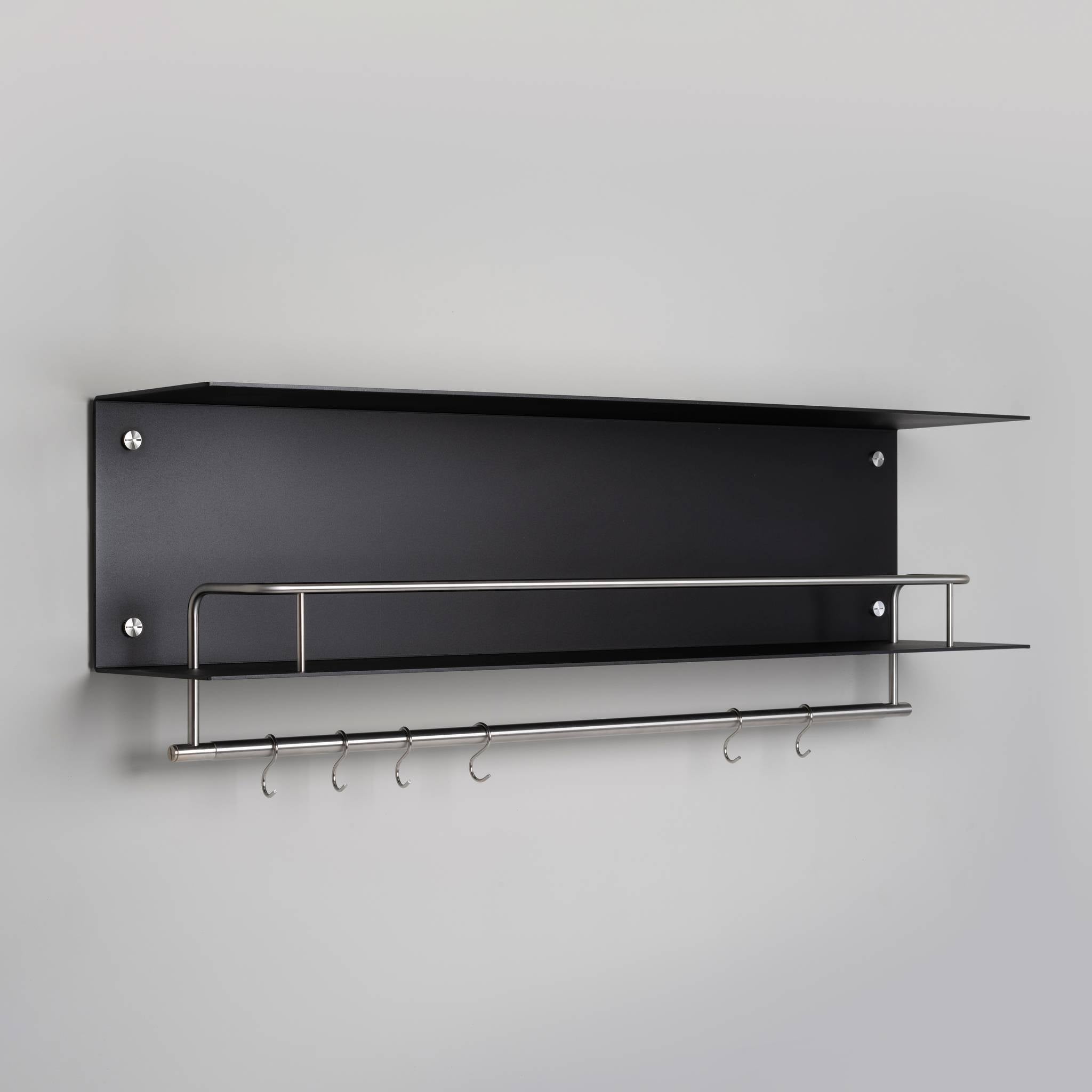 KITCHEN SHELF / HANGER / WITHOUT LOGO / BLACK