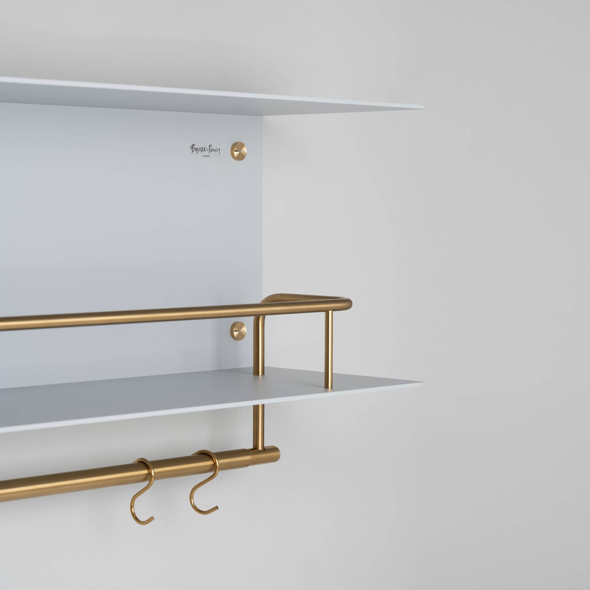 KITCHEN SHELF / HANGER / WITH LOGO / STONE