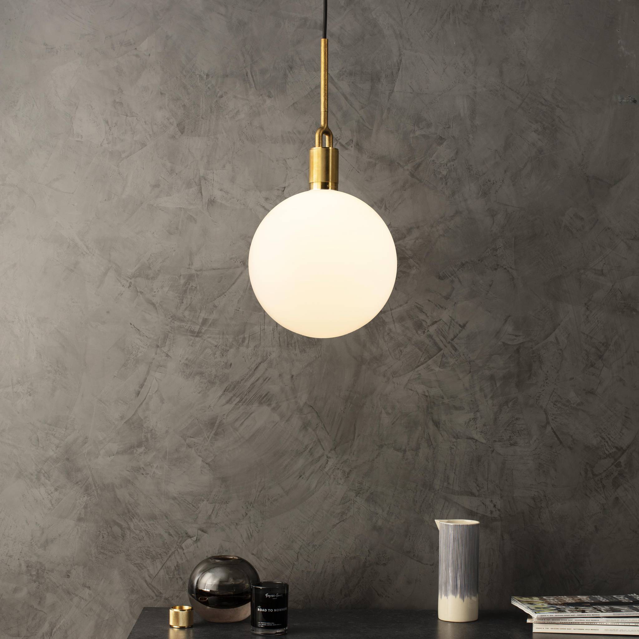 FORKED PENDANT / LINEAR / GLOBE / OPAL / LARGE