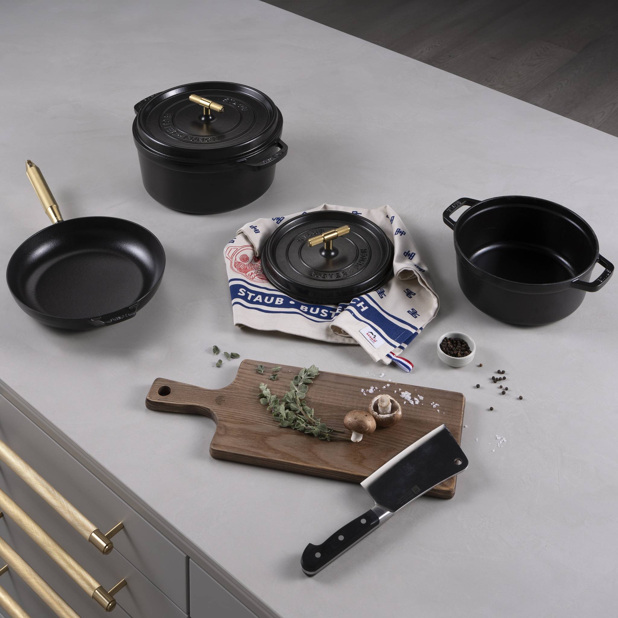 KITCHEN TOWEL / STAUB / FULL ENGLISH / BLUE