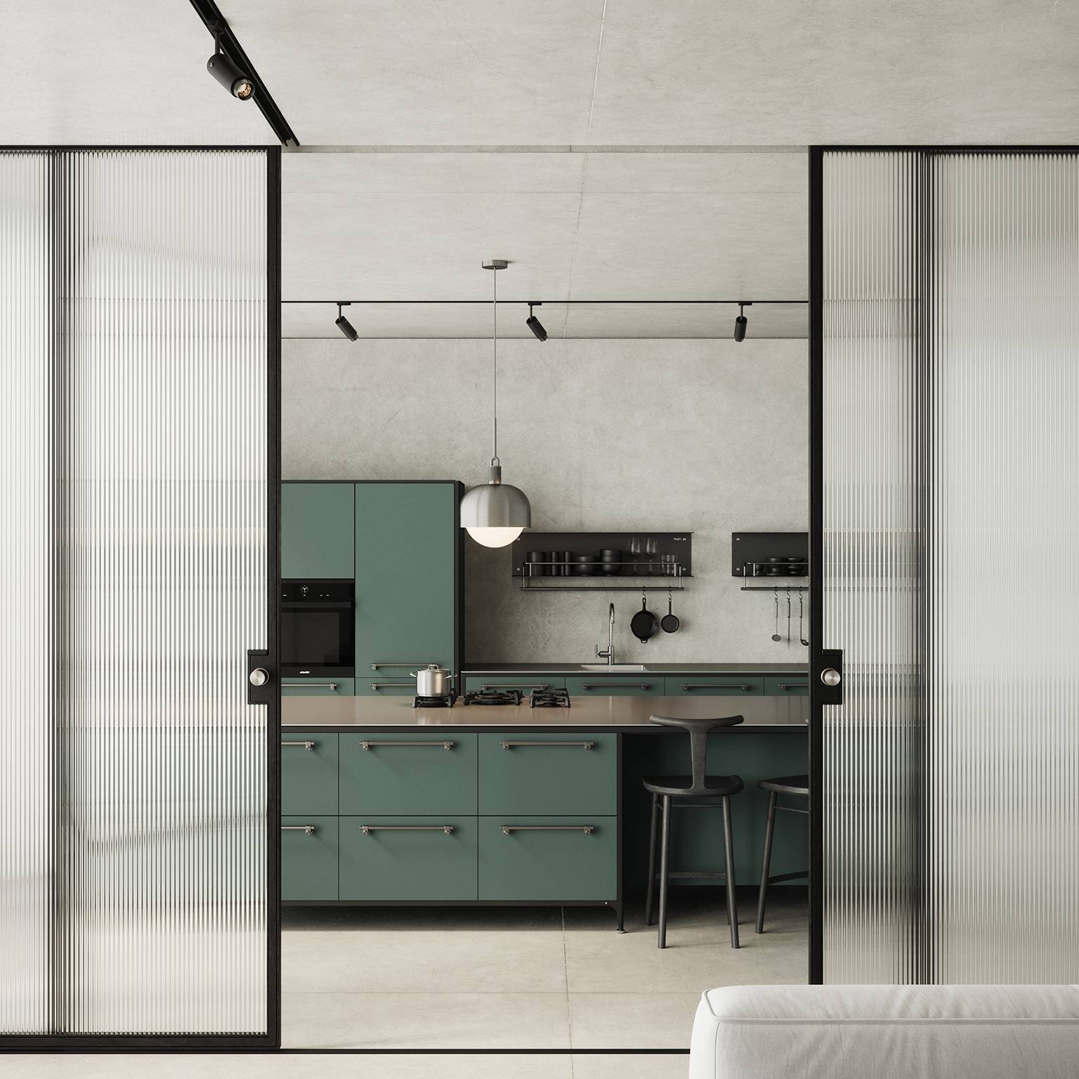 FORKED PENDANT / LINEAR / SHADE / GLOBE / OPAL / LARGE