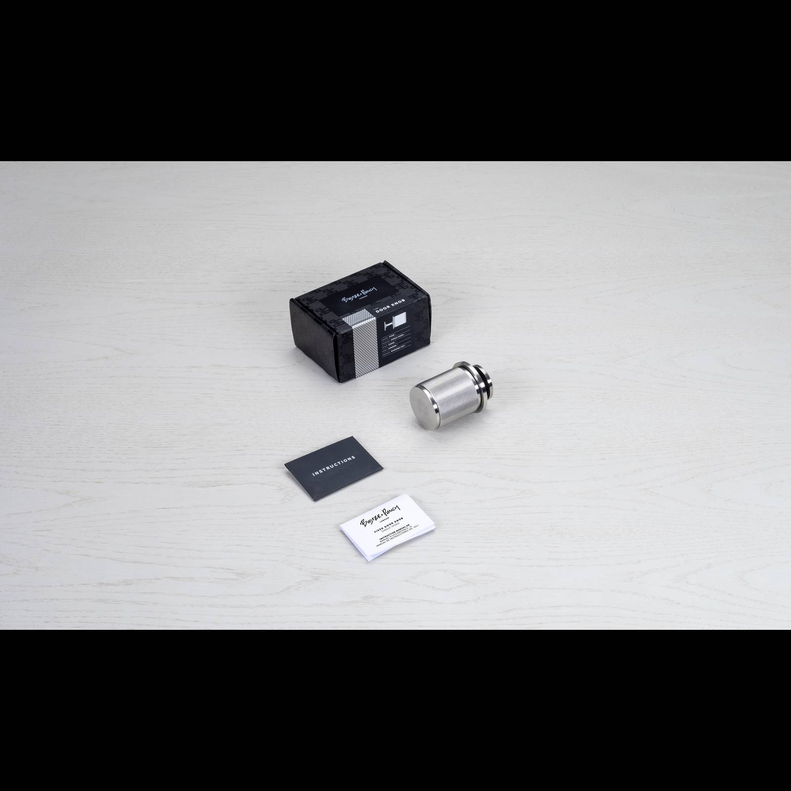 DOOR KNOB / FIXED / SINGLE-SIDED / CROSS