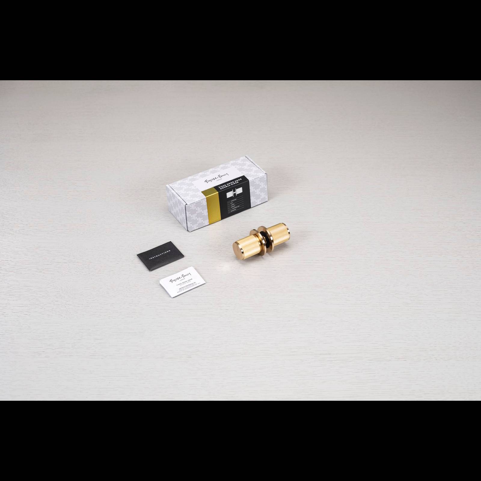 DOOR KNOB / FIXED / DOUBLE-SIDED / LINEAR