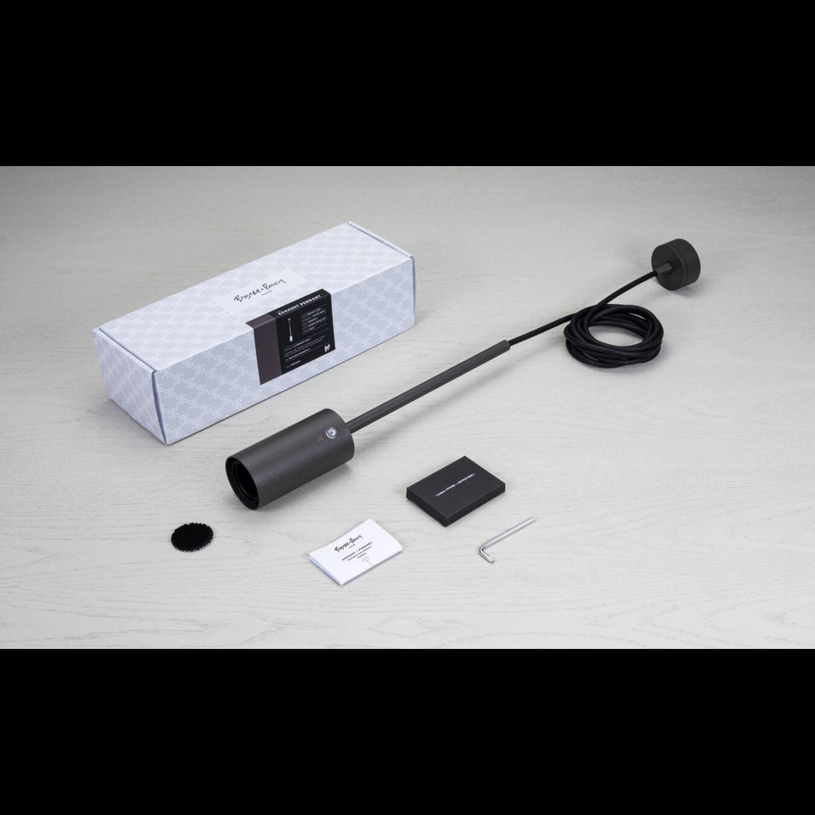 EXHAUST PENDANT / LINEAR  / STONE