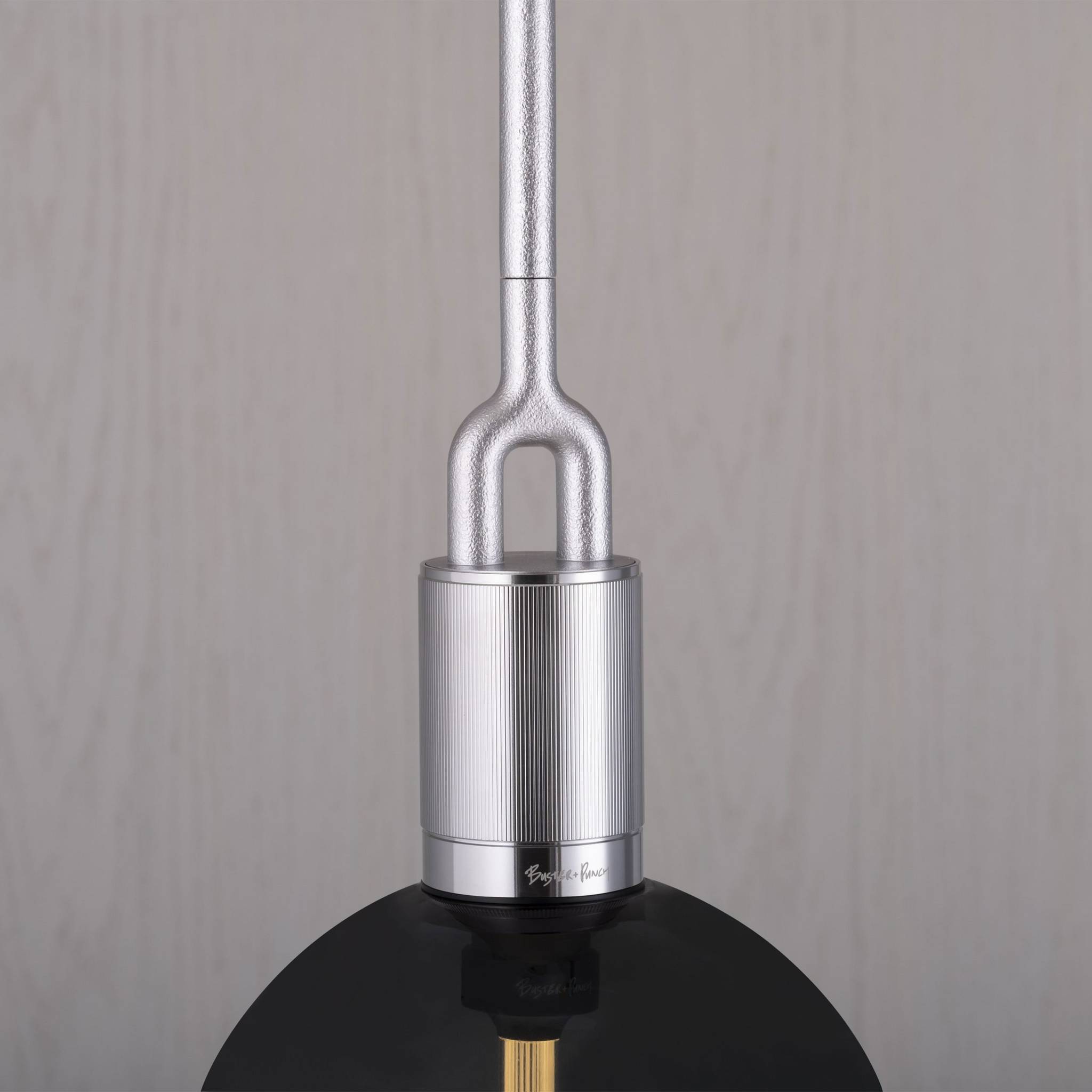FORKED PENDANT / LINEAR / GLOBE / SMOKED / MEDIUM