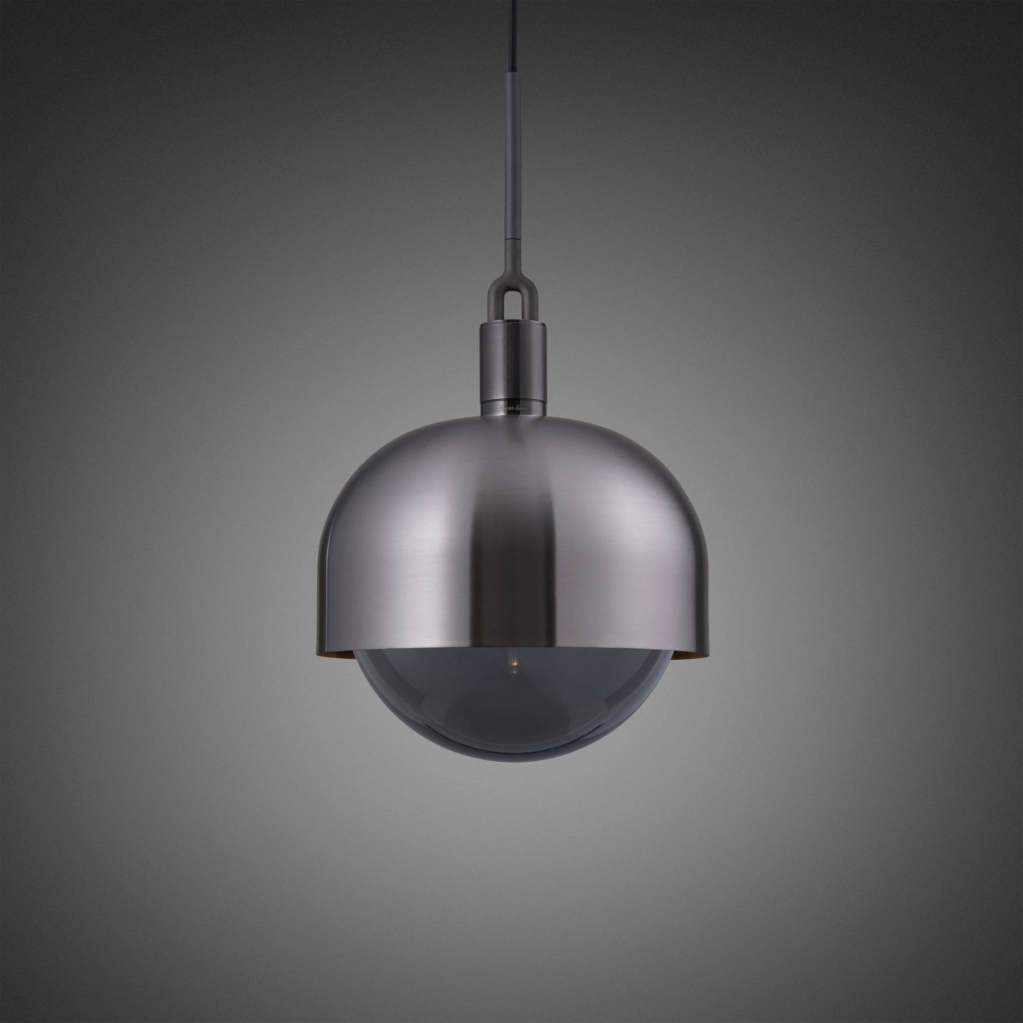 FORKED PENDANT / LINEAR / SHADE / GLOBE / SMOKED / LARGE