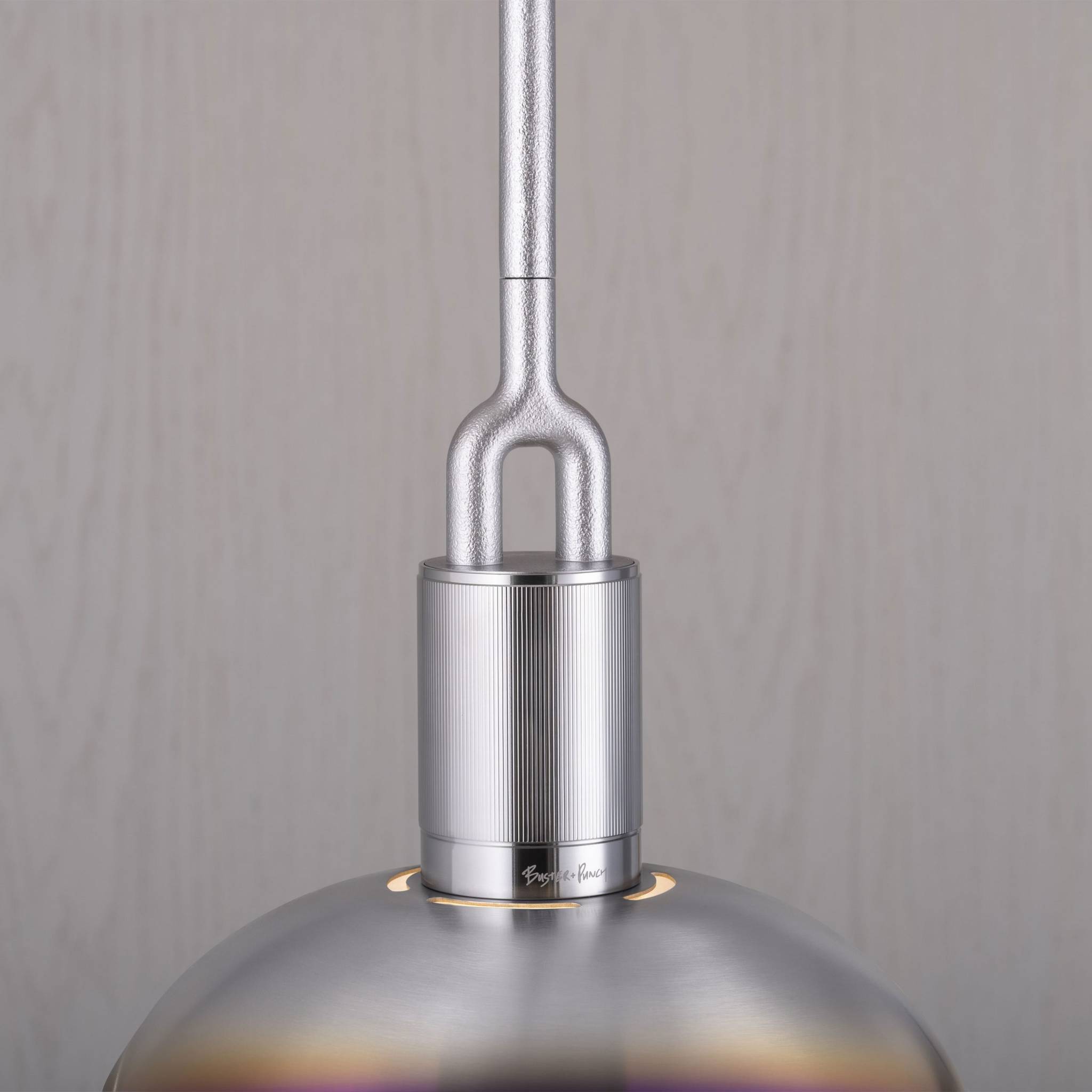 FORKED PENDANT / LINEAR / SHADE / GLOBE / SMOKED / LARGE