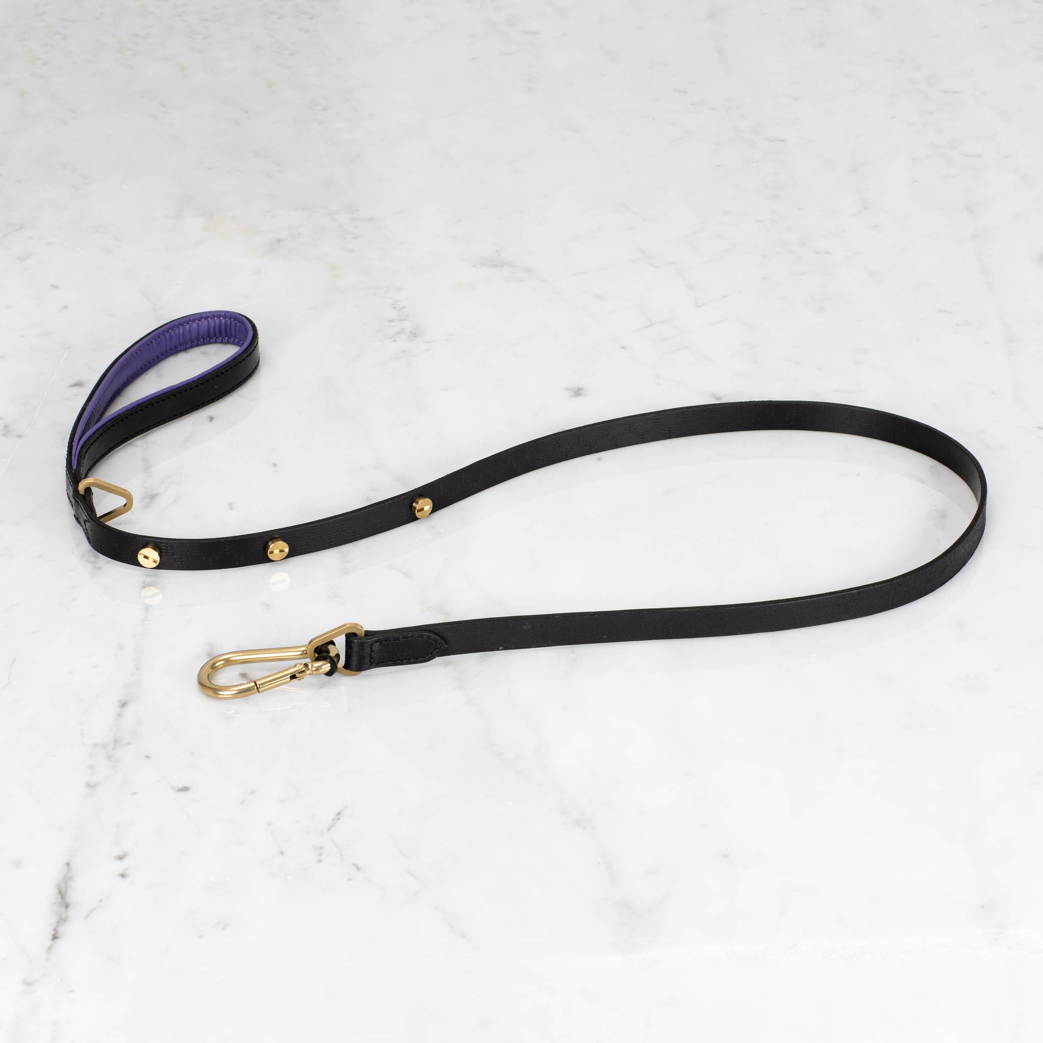 DOG LEAD / CROSS / BLACK / PURPLE