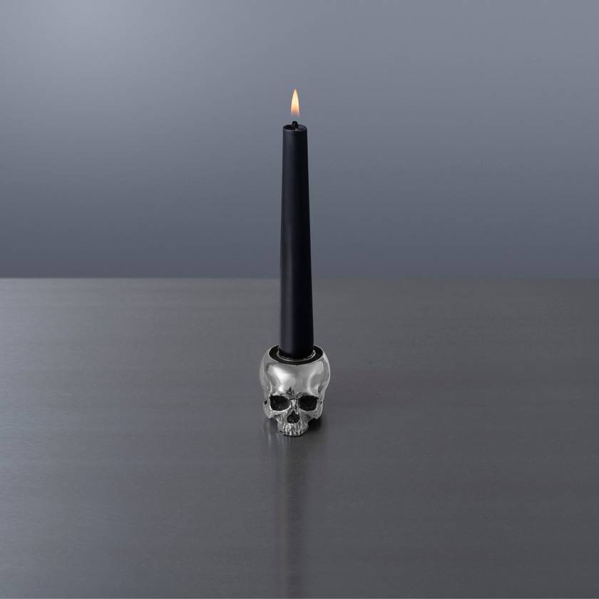 SKULL CANDLE HOLDER / TRAVIS BARKER
