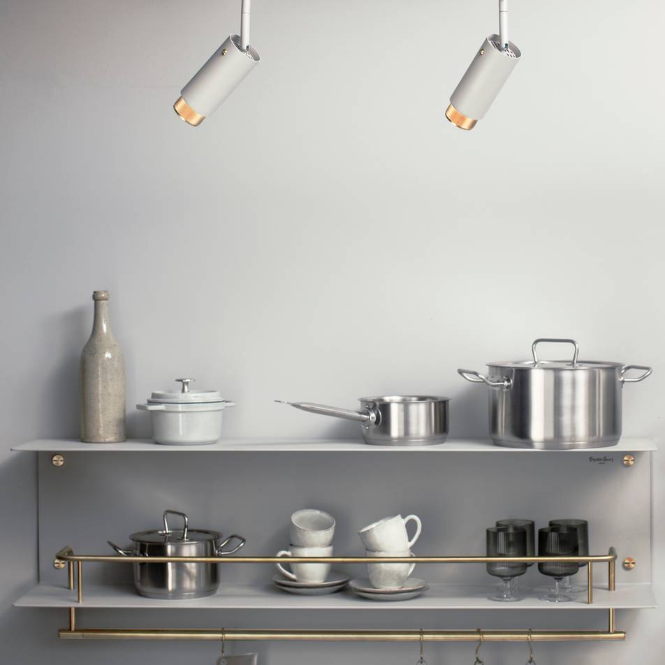 KITCHEN SHELF / HANGER / WITH LOGO / STONE