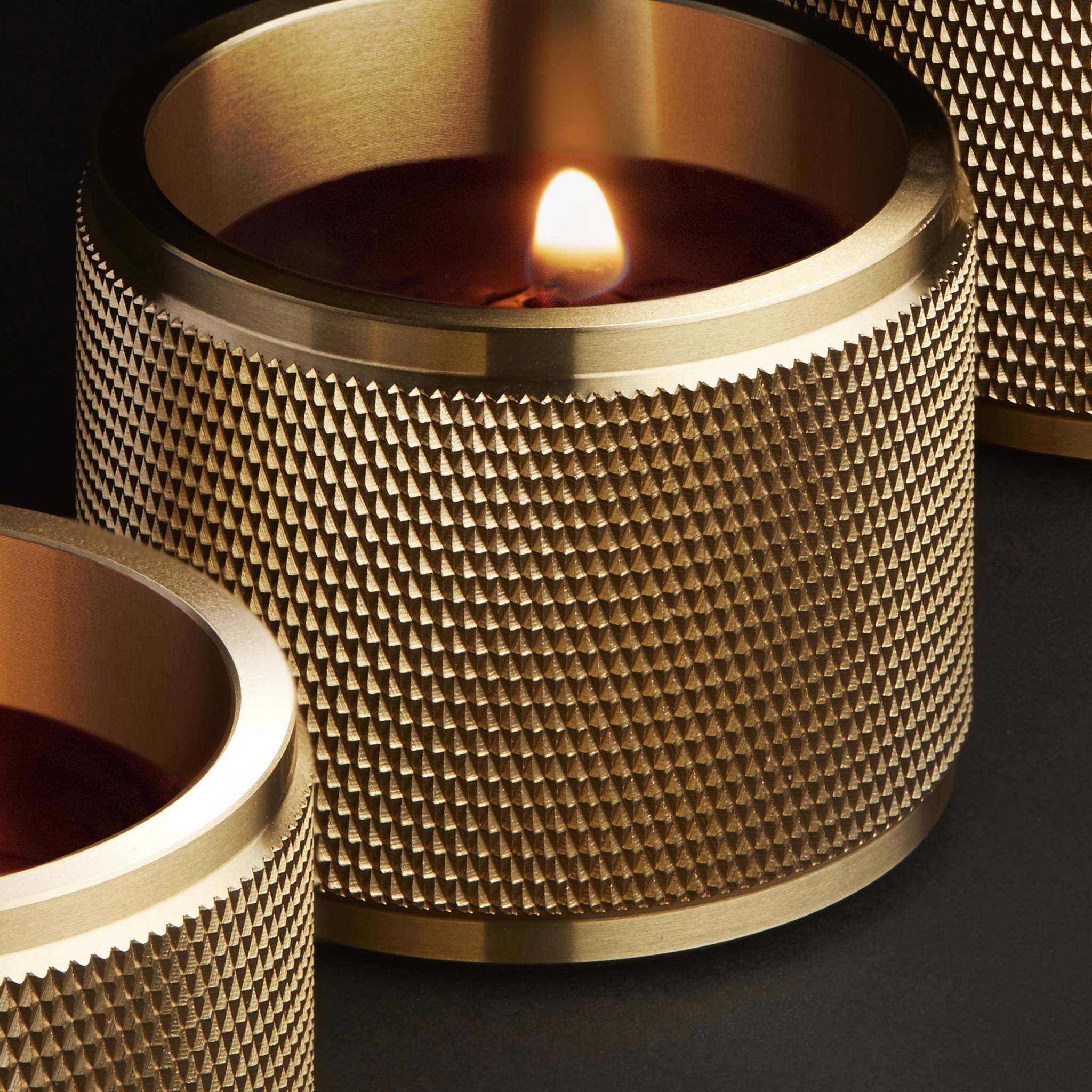 TEALIGHT CANDLE HOLDER / CROSS / SET OF 3