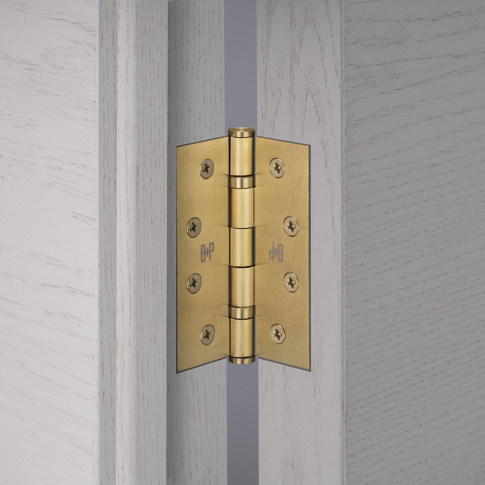 DOOR HINGE / SET OF 1 / FIXED PIN / 100 X 75 X 2.5 MM