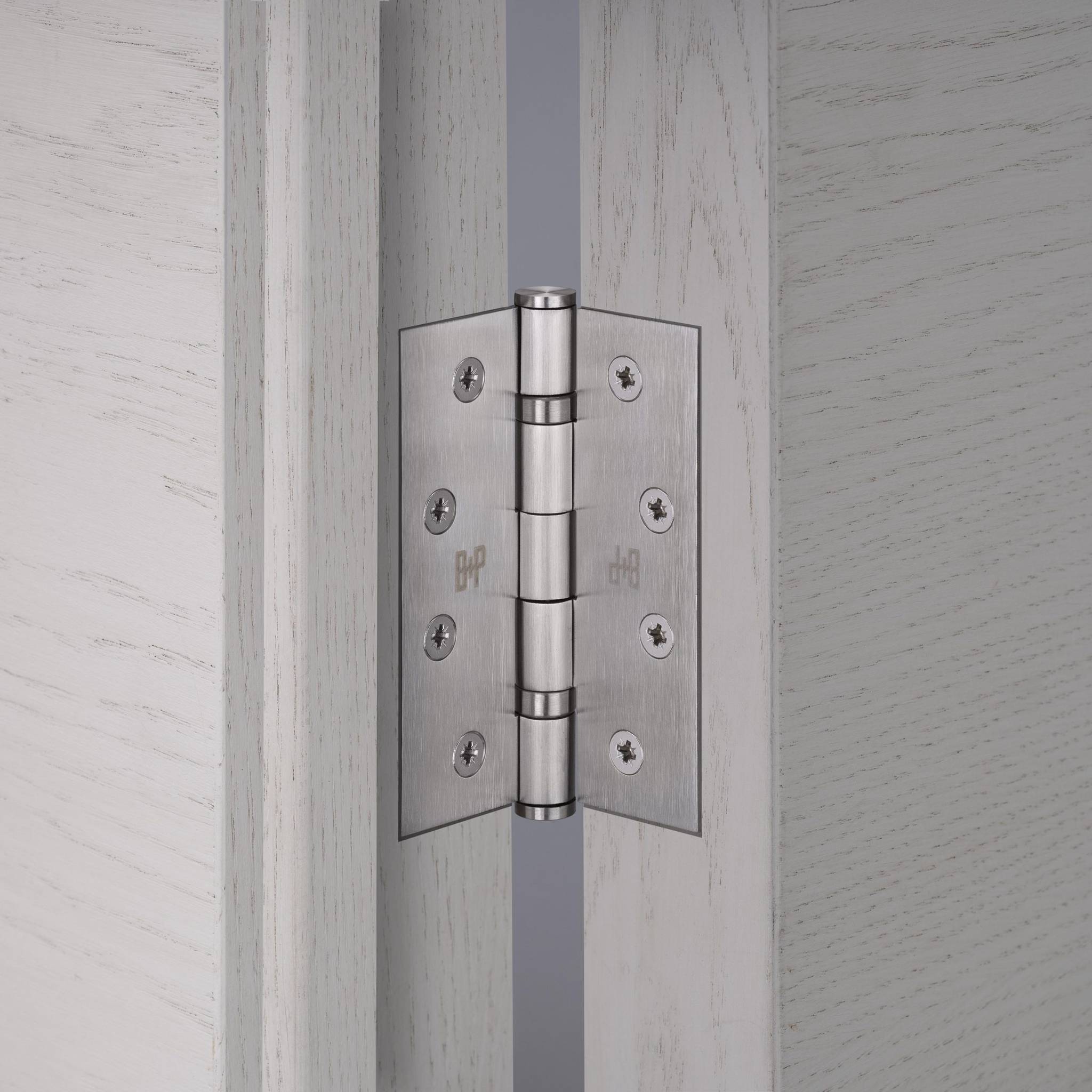 DOOR HINGE / SET OF 1 / FIXED PIN / 100 X 75 X 2.5 MM