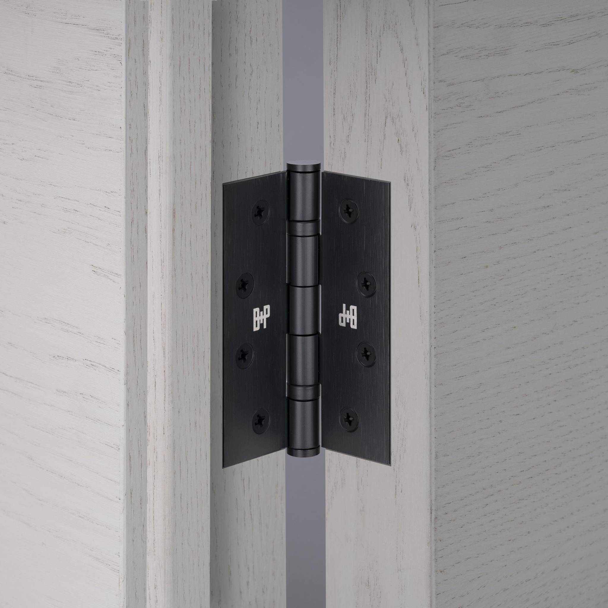 DOOR HINGE / SET OF 1 / FIXED PIN / 100 X 75 X 2.5 MM