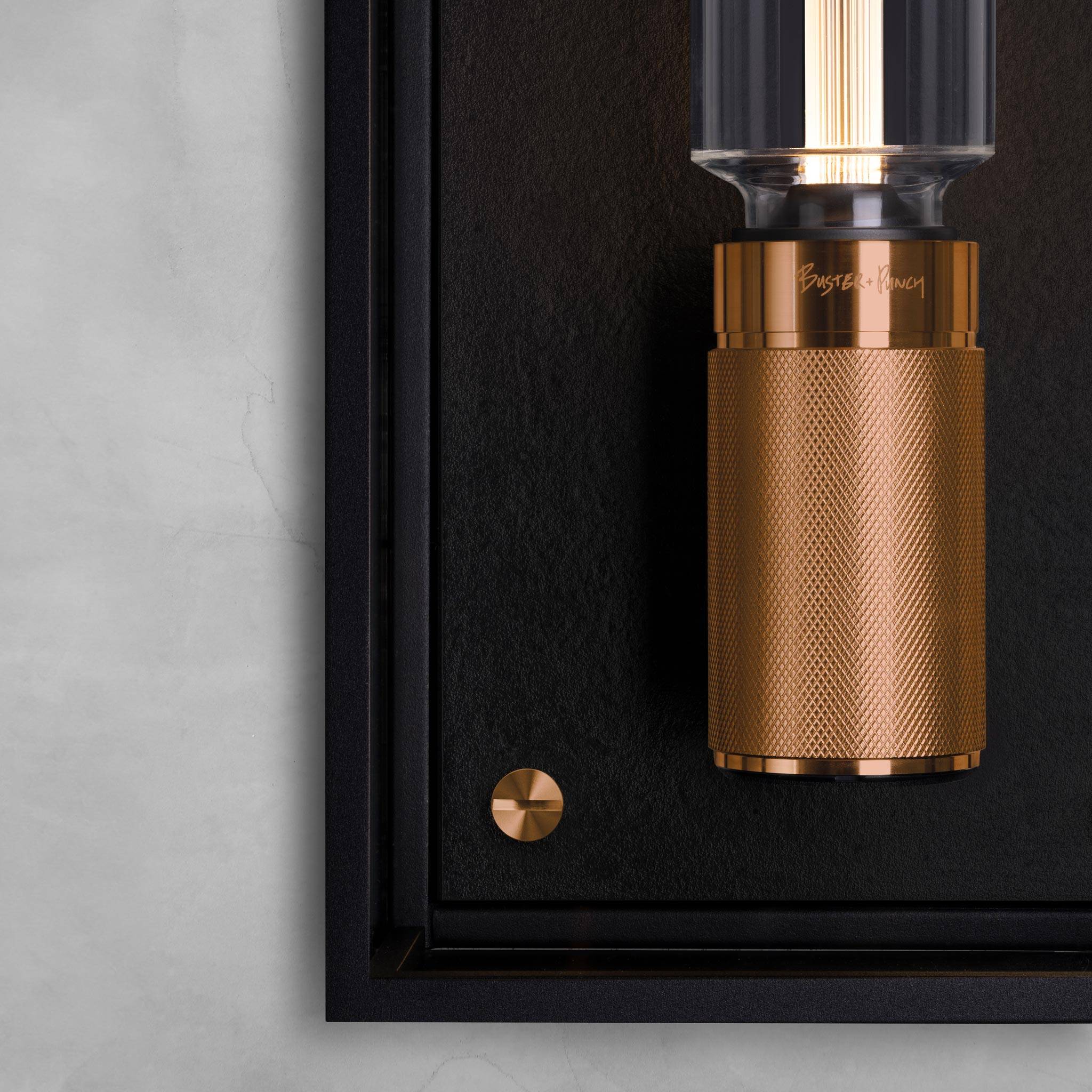 CAGED WET / WALL / CROSS / LARGE / BLACK / WARM SUNSET