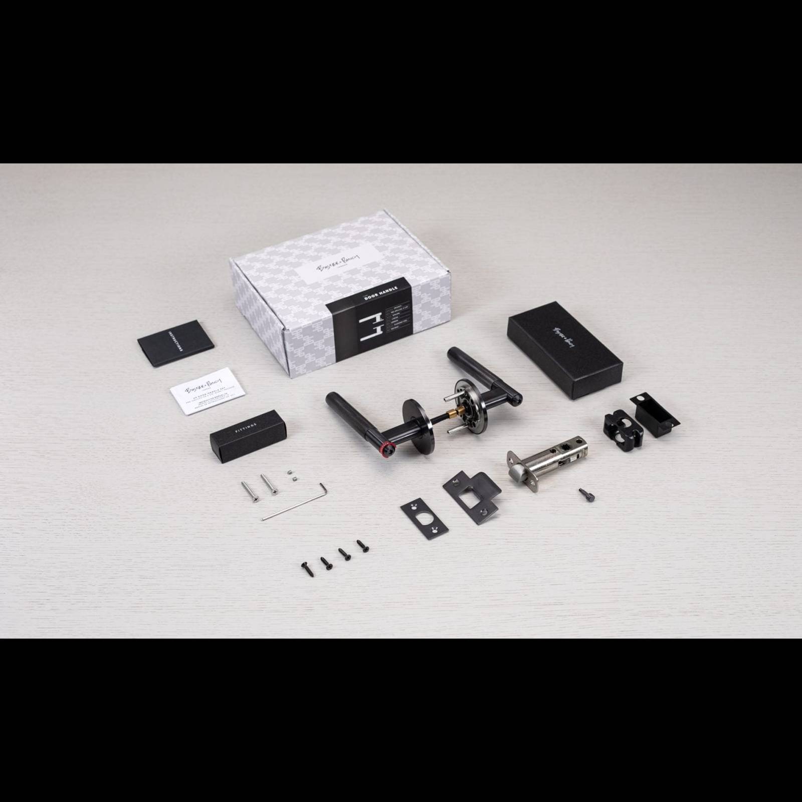 ANZ DOOR HANDLE SET / LINEAR / SPRUNG / PRIVACY